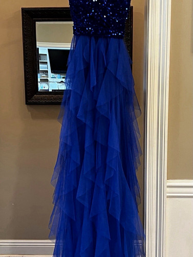 Luvistrue blue tulle sequin - blue,